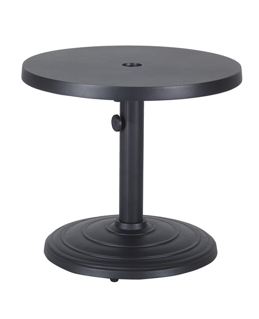 Meridian 24" Round Umbrella End Table