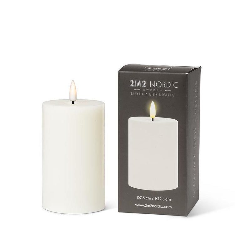 Luxlite Sand LED Pillar Candle (7 Sizes Available)