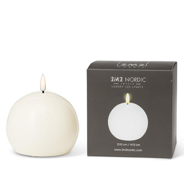 Luxlite Sand LED Pillar Candle (7 Sizes Available)