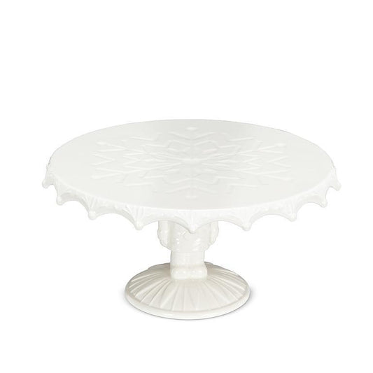 Small Nutcracker Pedestsal Cake Plate-4"H