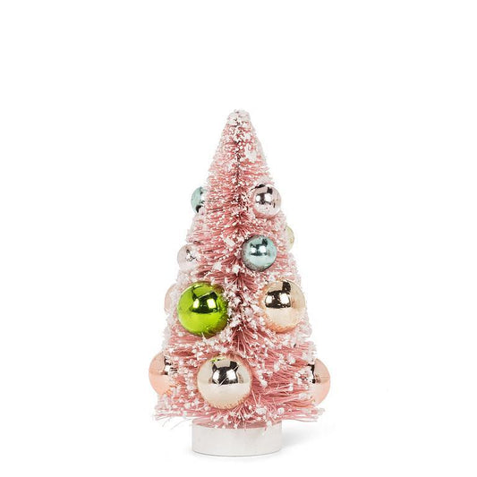 Small Pink Cone Tree w/Balls