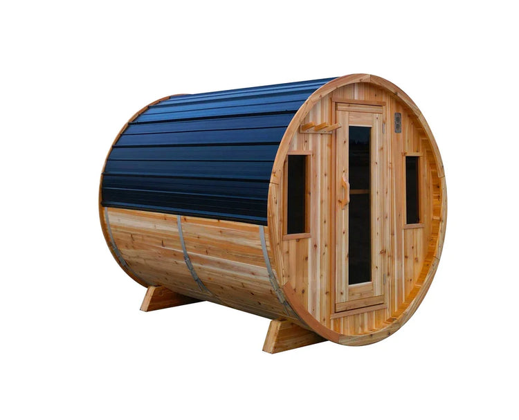 6' Red Cedar Barrel Sauna