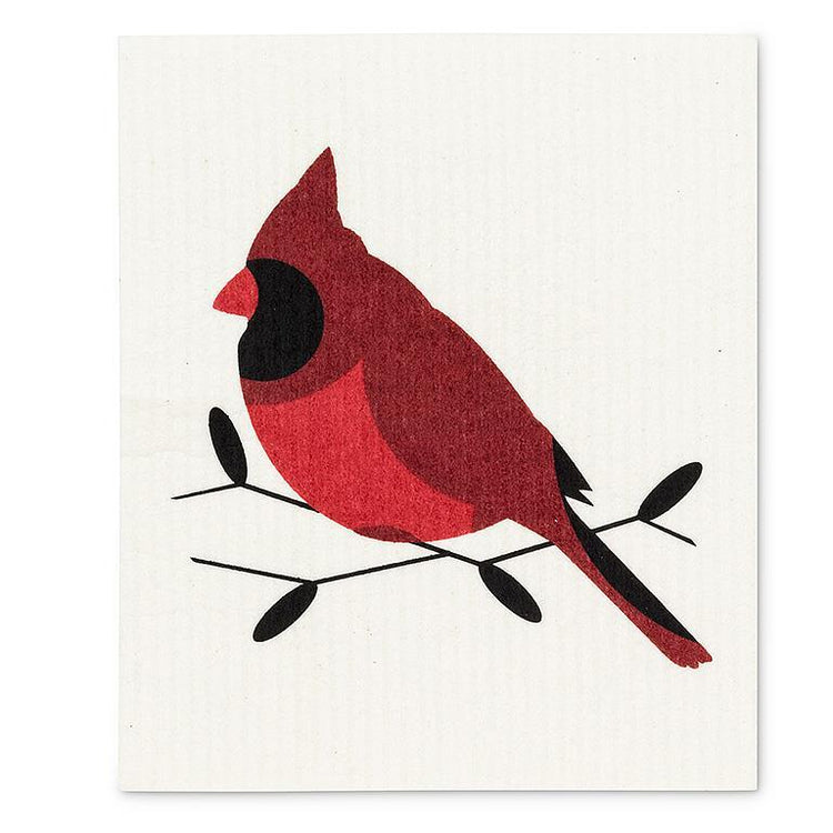 Set of 2 Cardinals Swedish Sponge Cloth