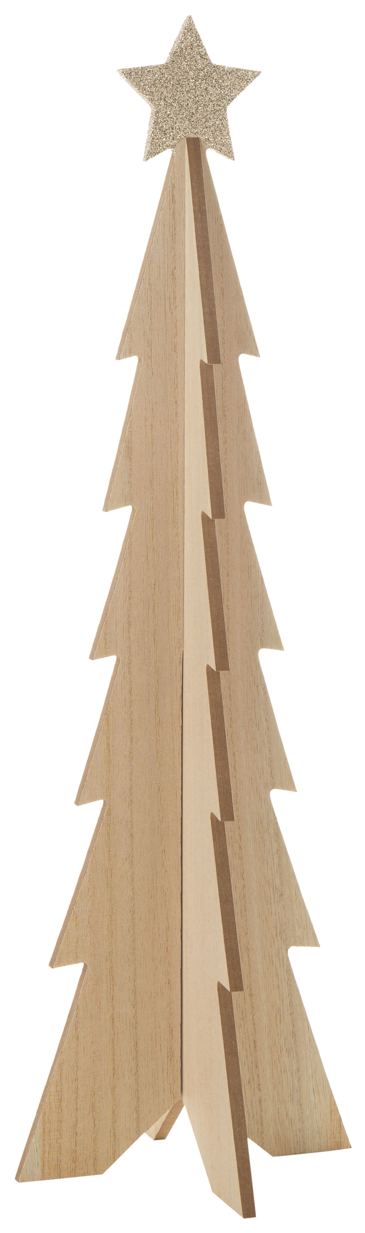 3D Wood Tabletop Tree, Large