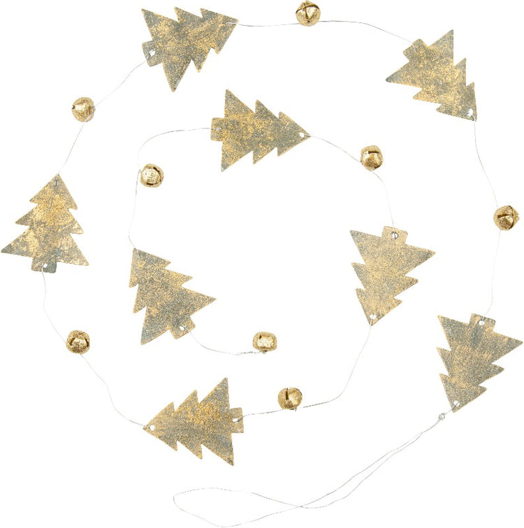 Stamped Metal Tree Garland
