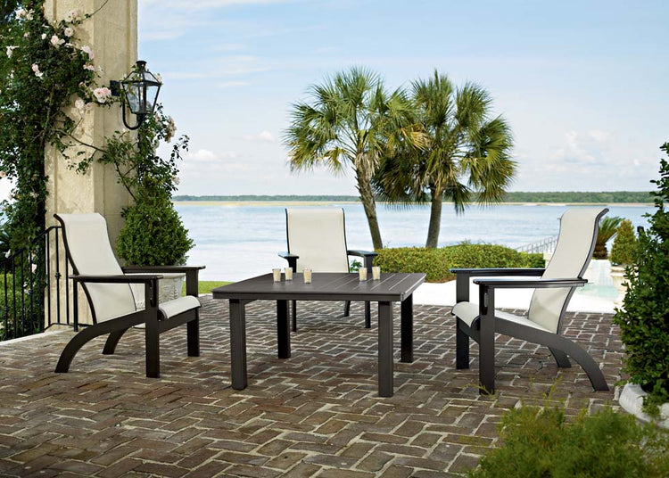 Adirondack Chat Arm Chair, Kora/Black
