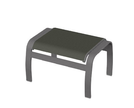 Belle Isle Sling Ottoman, Ferrera/Graphite