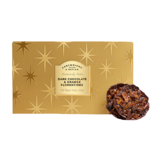 Cartwright & Butler Dark Chocolate & Orange Florantines