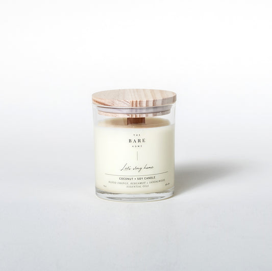 Candle: Let's Stay Home (Blood Orange, Bergamot + Sandalwood)