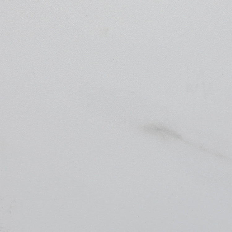 Roman 48" Round Dining Table, Carrara White/Linen