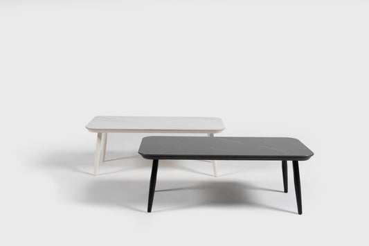 Noma Sintered Stone Coffee Table, Pietra Grey/Diva Night