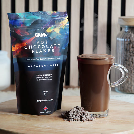 Gnaw Luxury Dark Hot Chocolate Flakes