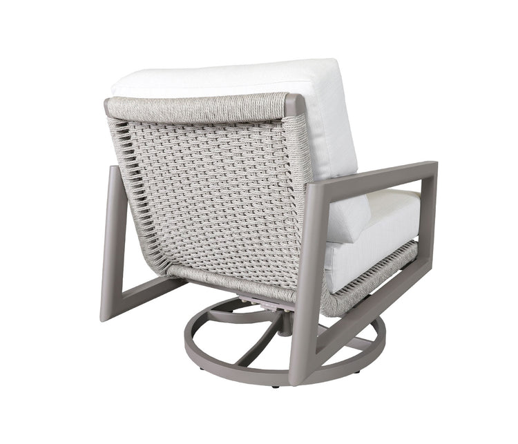 Elm Lounge Swivel Rocker, Linen