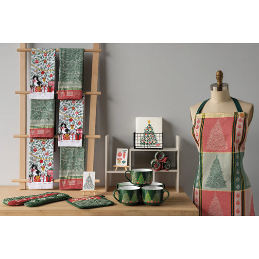 Festive Fir Swedish Sponge Cloth