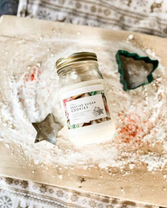 Festive Sugar Cookie Soy Candle 12oz