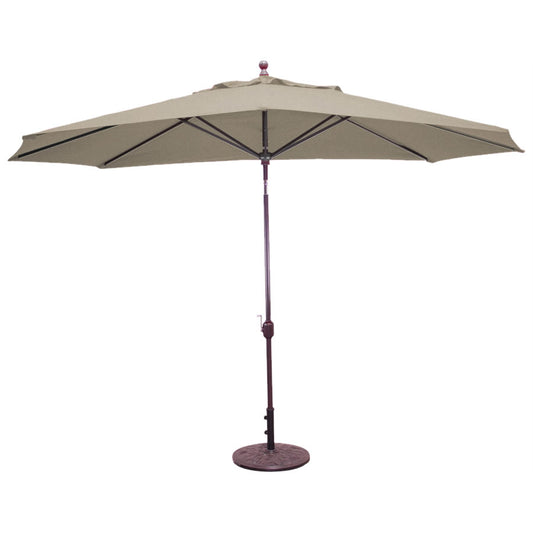 Galtech 8' X 11' Oval Umbrella w/Auto Tilt