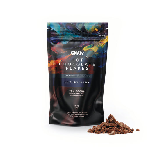 Gnaw Luxury Dark Hot Chocolate Flakes