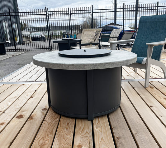 Concrete Drift 42" Round Fire Pit