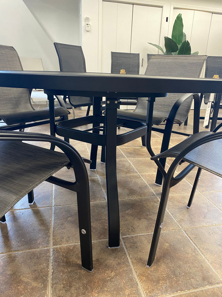 Latitude 54'' Round Dining Table, Onyx