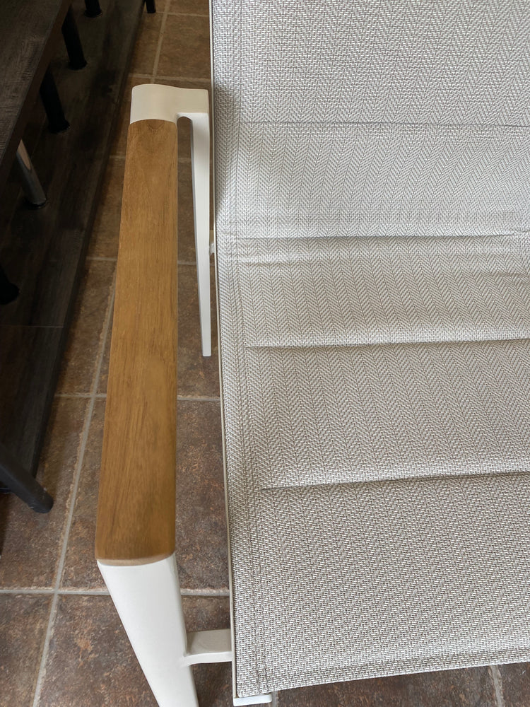 Atlas Padded Dining Chair, Ivory