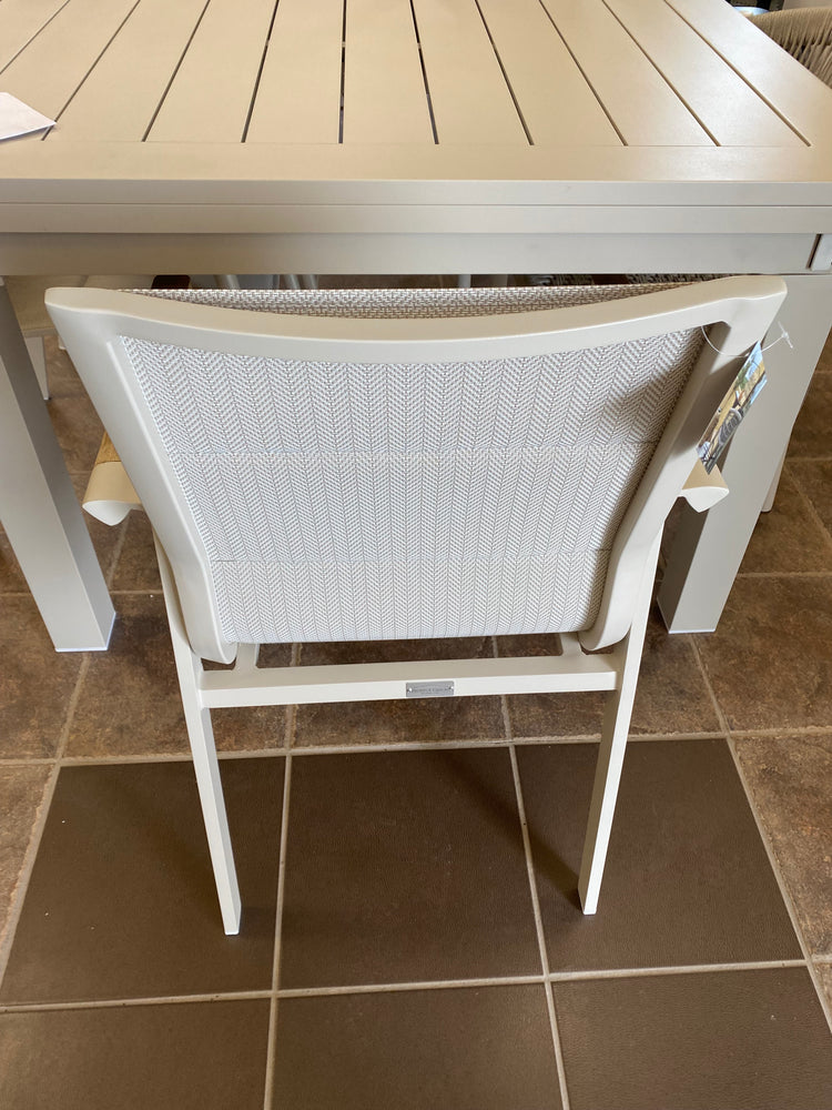 Atlas Padded Dining Chair, Ivory