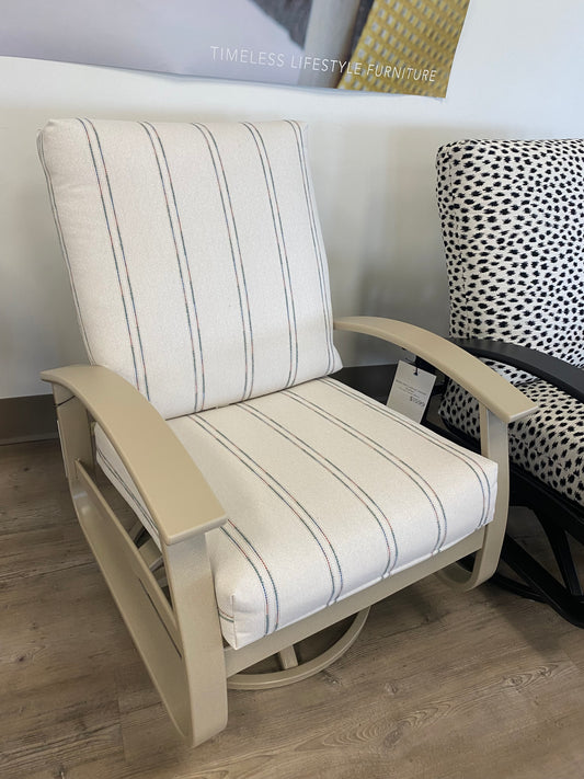Belle Isle Cushion Swivel Rocker, Wayward Charleston/Desert