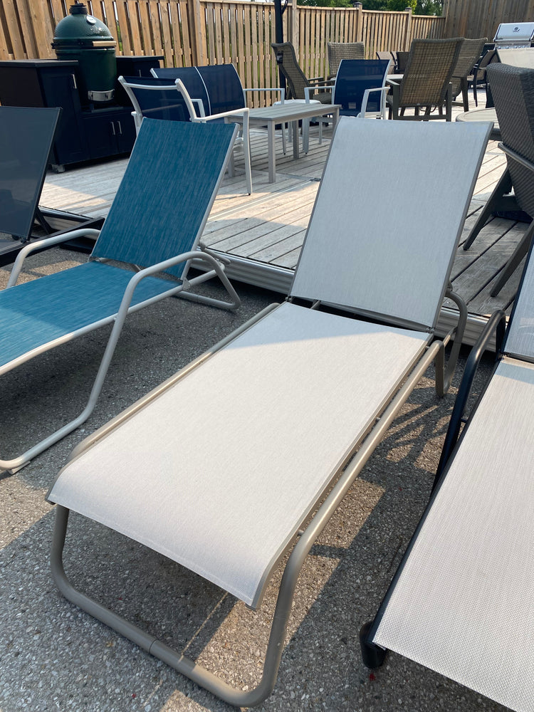 Gardenella 4 Pos. Armless Chaise, Storm/Augustine Oyster