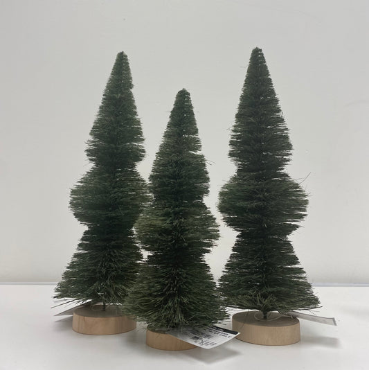 Shaped Natural Bristle Tree - 12"