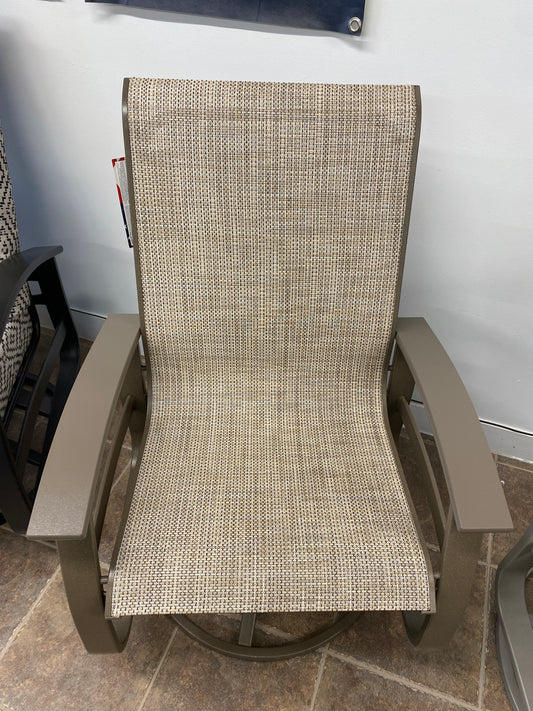 Belle Isle Sling Swivel Rocker Chair - Blazer/Beachwood