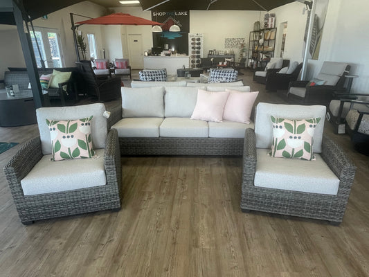 3-PC Coral Gables Sofa & 2 Club Chairs