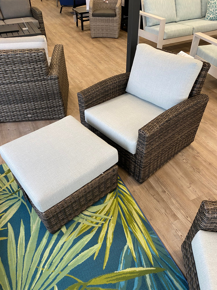 4-PC Coral Gables Sofa, 2 Swivel Gliders & 1 Ottoman