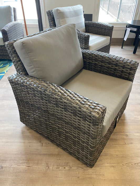 Portfino Club Chair w/cushion Spectrum Graphite