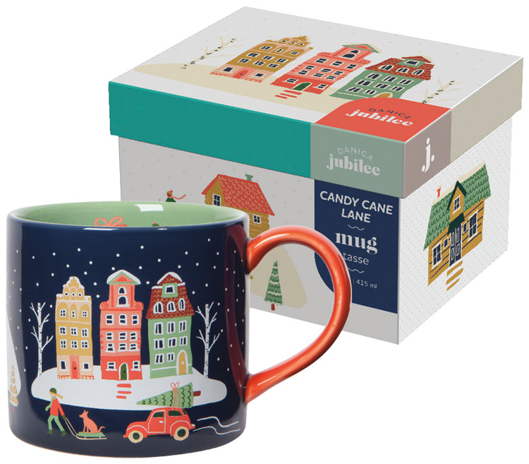 Candy Cane Lane Mug in a Box