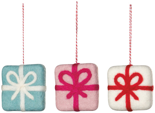 Assorted Presents Felt Ornament