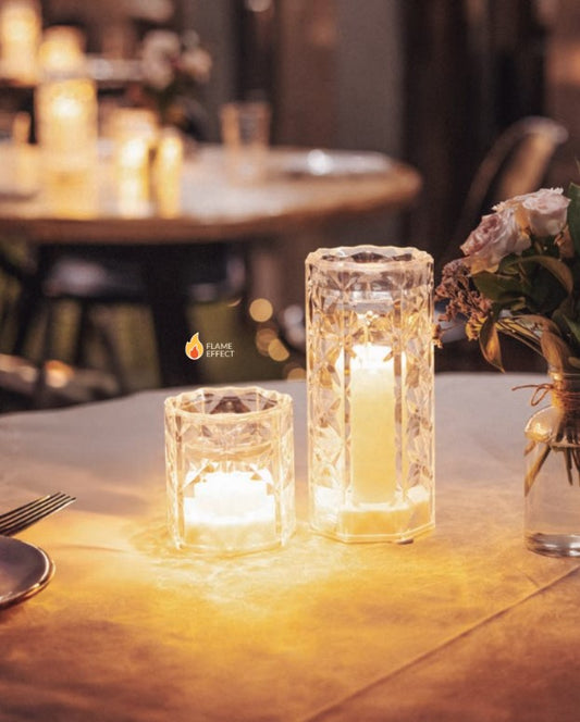 Jack Flame-effect Table Lamp