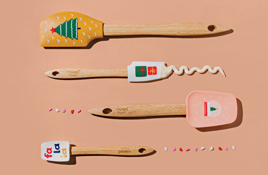 Set of 2 Ugly Christmas Sweater Silicone Spoonulas