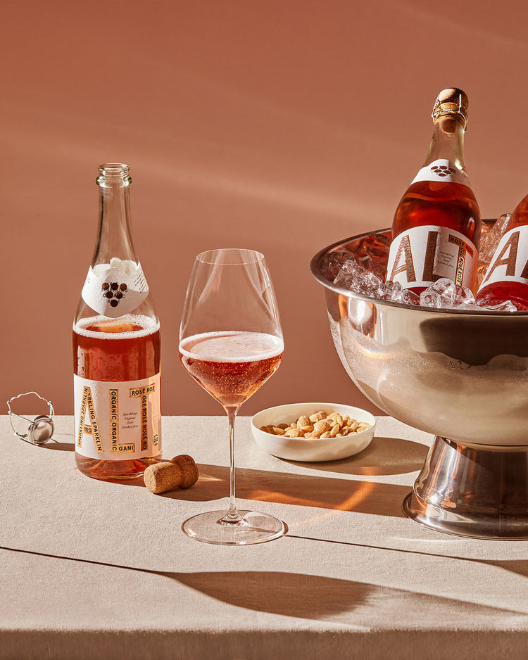 Non-Alcoholic Rose Sparkling Wine