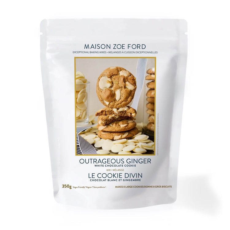 Maison Zoe Ford Outrageous Ginger White Chocolate Cookie Mix