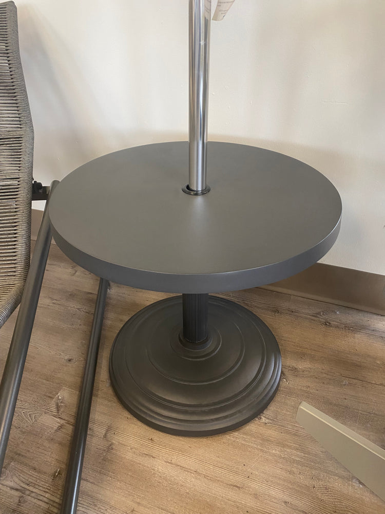 Meridian 24" Round Umbrella End Table
