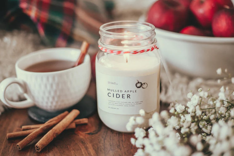 Mulled Apple Cider Soy Candle 12oz