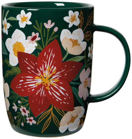 Amaryllis Christmas Tall Mug