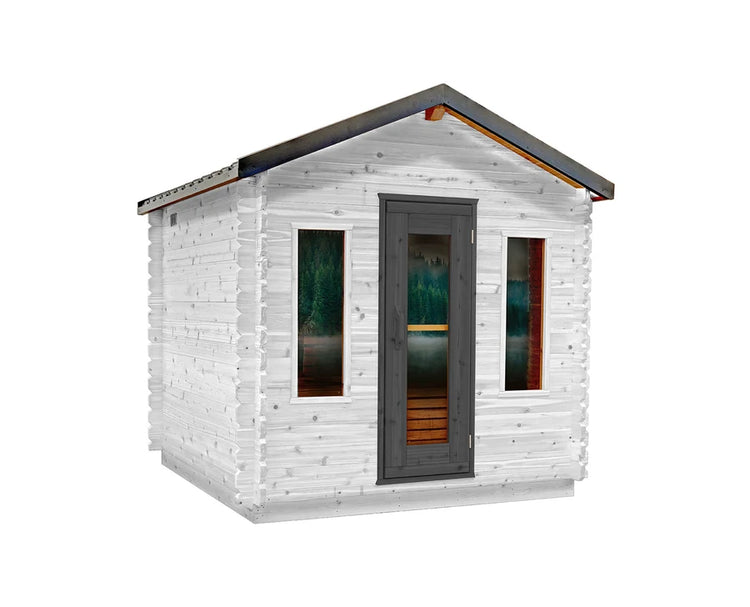 8' Red Cedar Classic Cabin Sauna