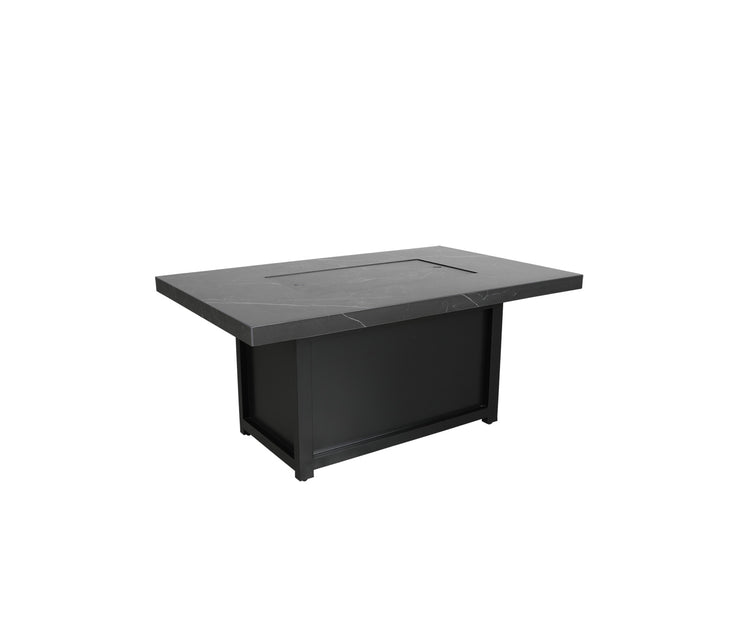 Origin 50" x 32" Fire Pit, Royal Black/Black