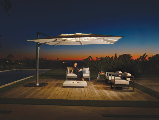 Shademaker 13' Polaris LX Square Cantilever w/Light