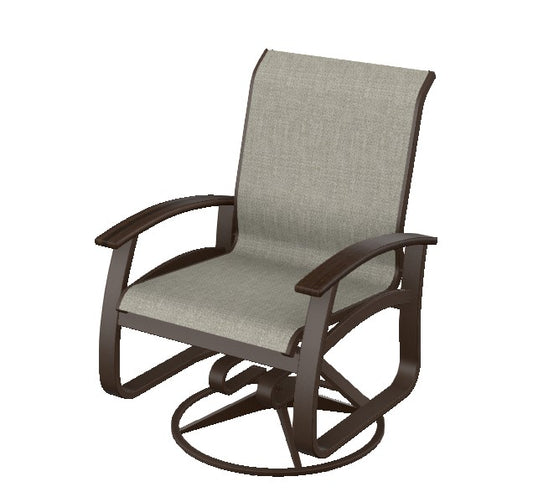 Belle Isle Sling Swivel Rocker, Trout/Textured Kona