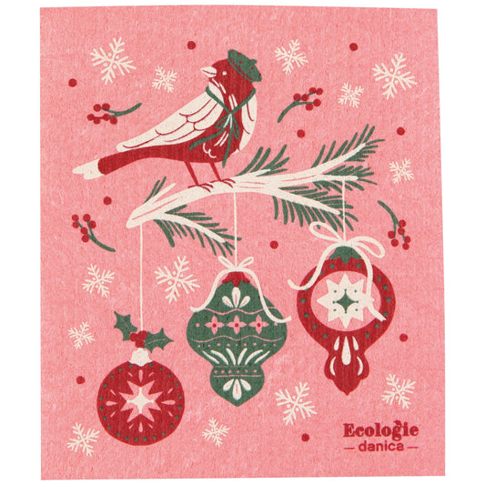 Season's Tweetings Swedish Sponge Cloth