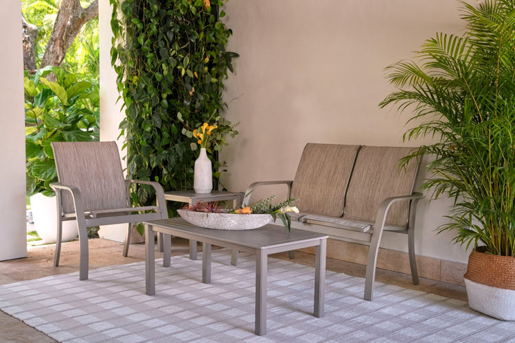 Soho Stacking Arm Chair, Ferrera/Graphite