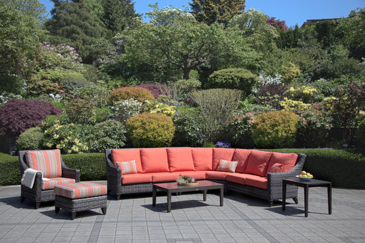 St. Martin Sectional w/cushion Fresco Flax