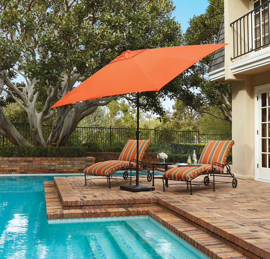 8'X10' Rectangular Umbrella w/Auto tilt