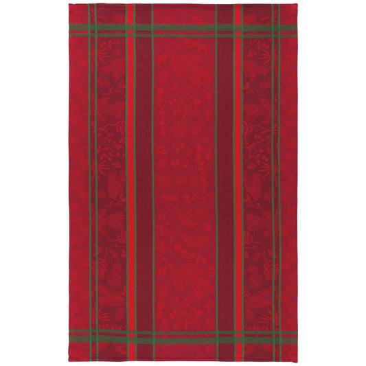 Winterberry Jacquard Christmas Dishtowel